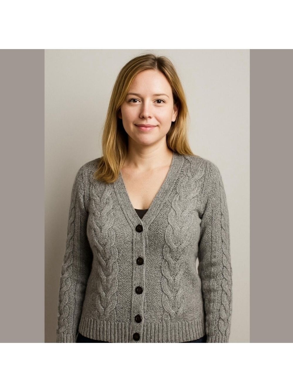 Wild Fable gray button down sweater, size XS